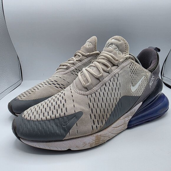 Nike Air Max 270 Mens Size 10 White Persian Violet Athletic Shoes Running Walk main image 8
